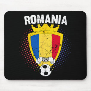 Romania Soccer Romanian Flag National Team Cup Mouse Pad