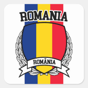 Romania Square Sticker