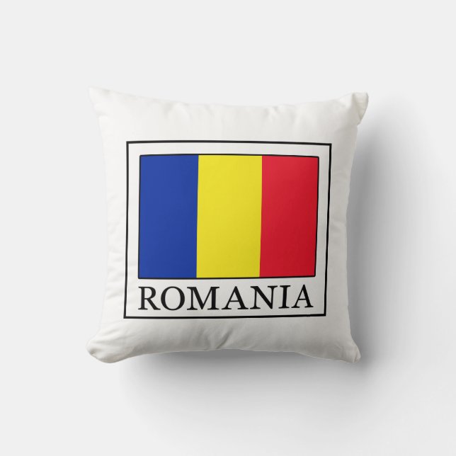 Romania Throw Pillow (Front)