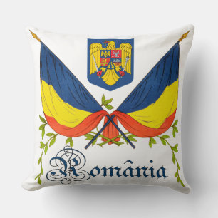 Romania Throw Pillow