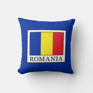 Romania Throw Pillow