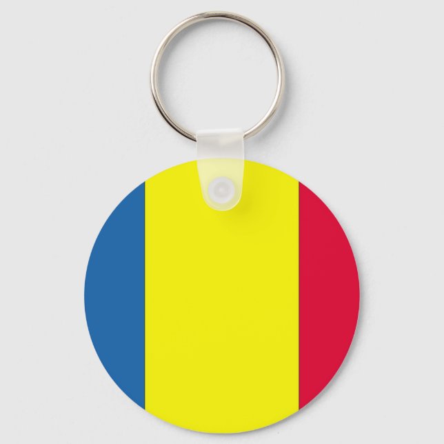 Romanian Flag Keychain (Front)