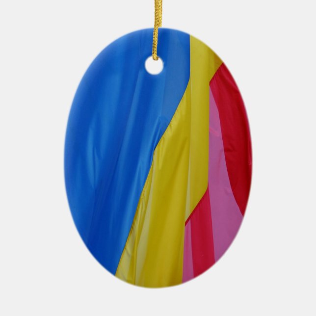 Romanian Flag Ornament (Front)