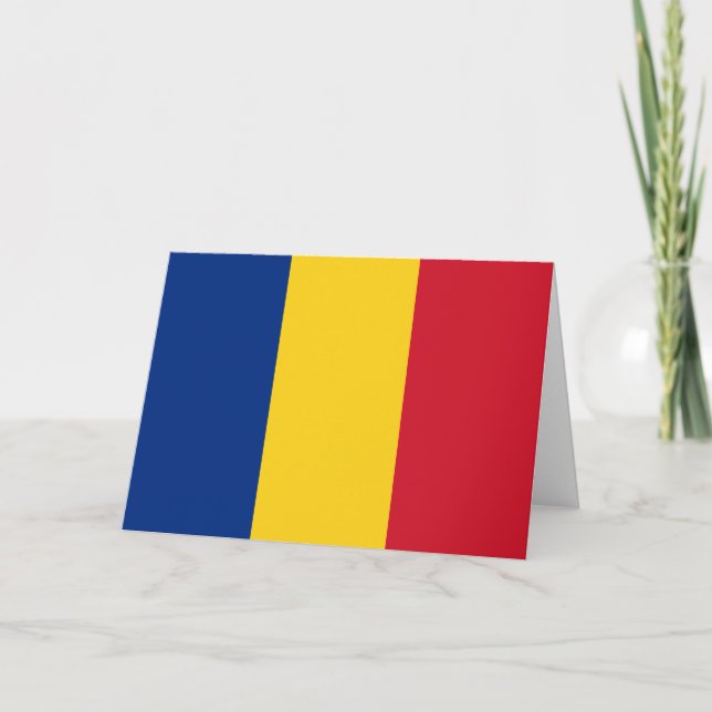 Romanian Flag (Romania) Card (Front)