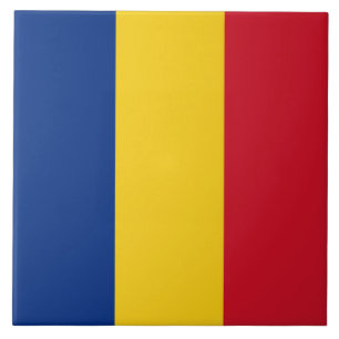 Romanian Flag (Romania) Tile