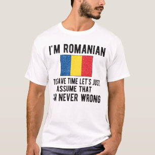 Romanian Heritage Romania Roots Romanian Flag T-Shirt