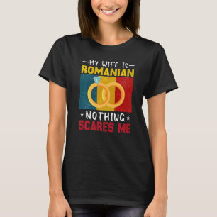 Romanian Marriage Roman Roots Heritage Married T-Shirt