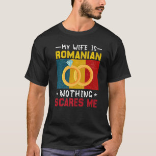 Romanian Marriage Roman Roots Heritage Married T-Shirt
