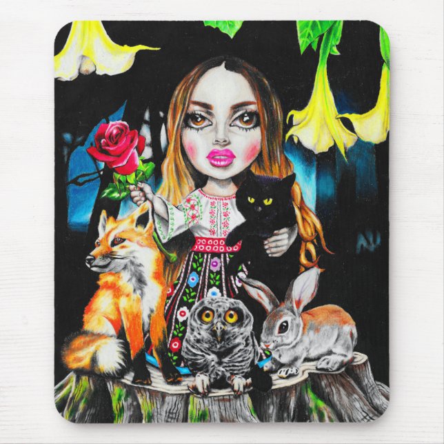 Romanian Princess Mouse Pad (Front)