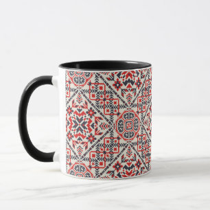 Romanian traditional pattern mug