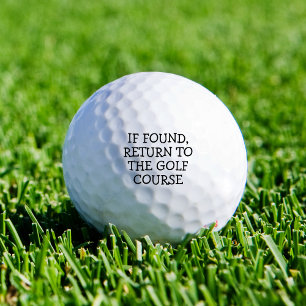 Romanité Drôle Balle de Golf Perdue Dicton Simple 