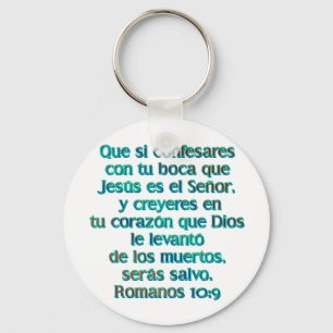 Romanos 10:9 keychain