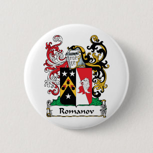 Romanov Family Crest 2 Inch Round Button