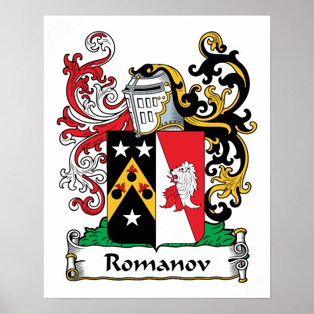 Romanov Family Crest Poster (Front)