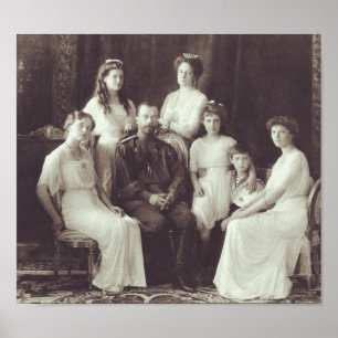 Romanov Family Portrait - 1913 Poster