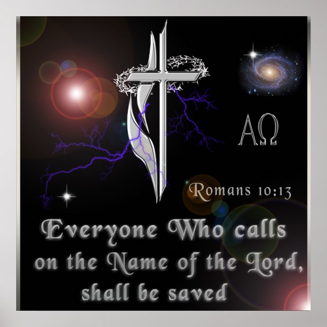Romans 10:13 Poster (Front)