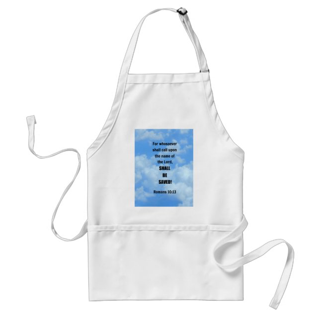 Romans 10:13 standard apron (Front)