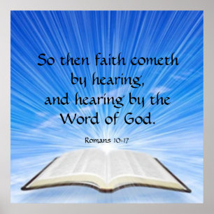 Romans 10:17 poster