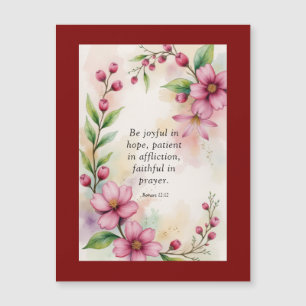 Romans 12:12 Custom Bible Verse