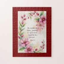 Romans 12:12 Custom Bible Verse