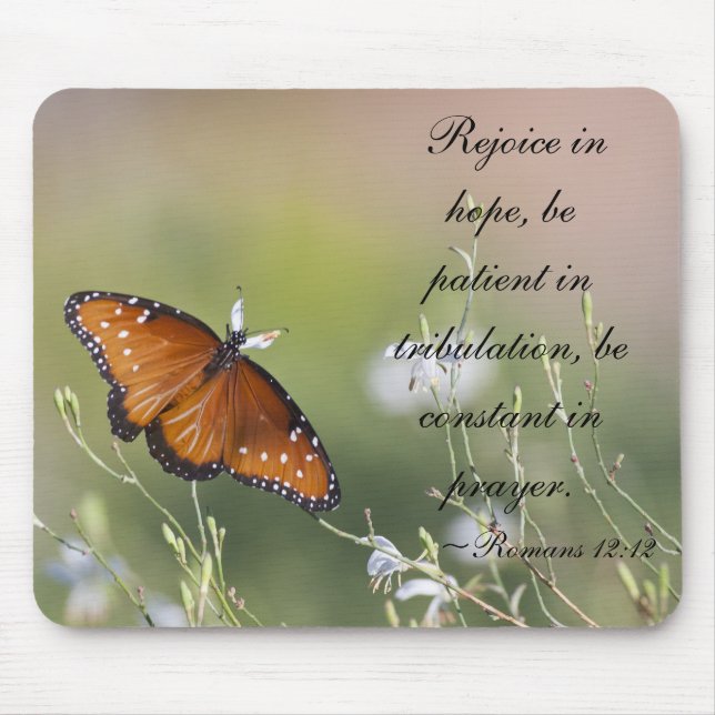 Romans 12:12 mouse pad (Front)