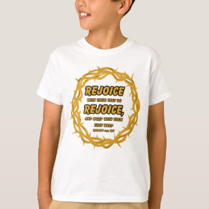 Romans 12:15 KJV Bible Scripture Verse Boy's T-Shirt