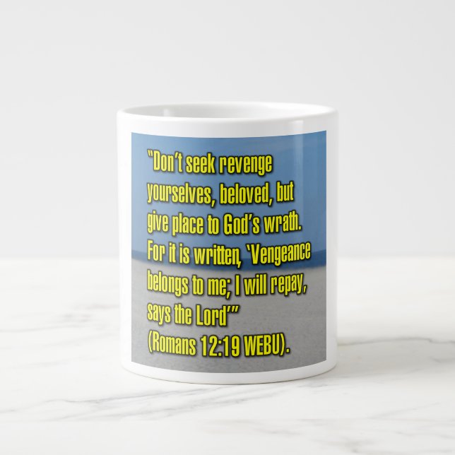 Romans 12:19 WEBU Mug (Front)