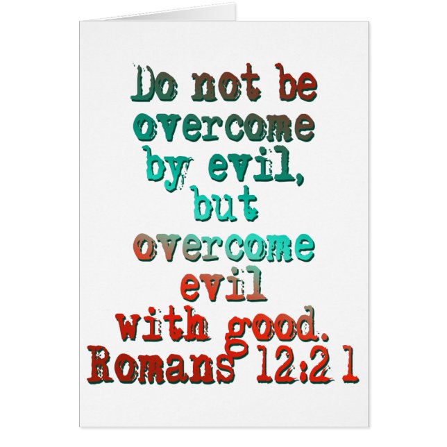 Romans 12:21 (Front)