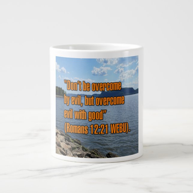 Romans 12:21 WEBU Mug (Front)