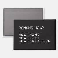 Romans 12:2 Black and White Computer Alert Window