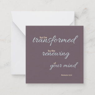 Romans 12:2 Bookmark Card