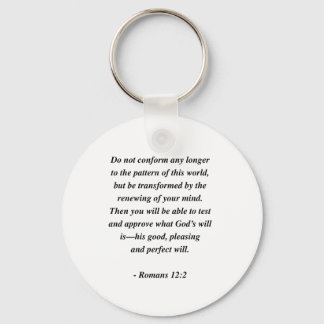 ROMANS 12:2 KEYCHAIN