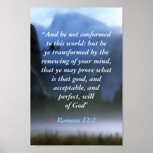 Romans 12:2 poster