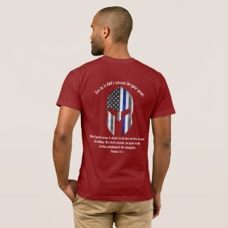 Romans 13:4 Thin Blue Line T-Shirt