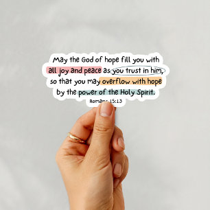 Romans 15:13 God of Hope