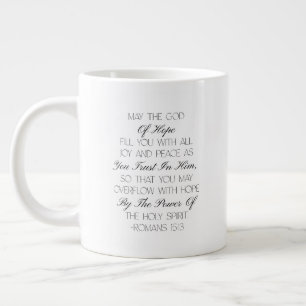 Romans 15:13 Hope Bible Verse Mug 