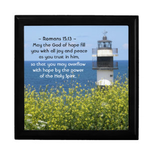 Romans 15:13 May the God of Hope, Lighthouse Gift Box