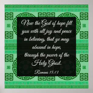 Romans 15:13 Poster