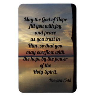 Romans 15:13 Refrigerator Magnet