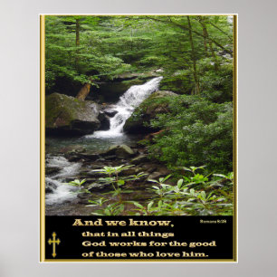 Romans 28 christi poster
