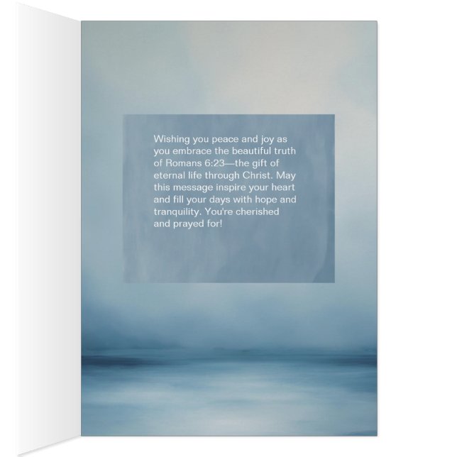 Romans 6:23 Customizable Bible Verse  (Inside (Right))
