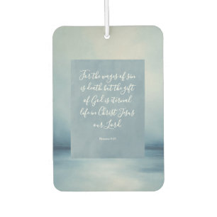 Romans 6:23 Customizable Bible Verse  Air Freshener
