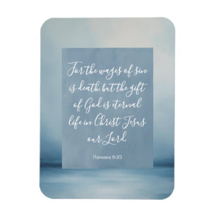 Romans 6:23 Customizable Bible Verse Magnet