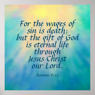 Romans 6:23  poster