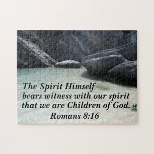 Romans 8:16 The Spirit himself bears witness Jigsaw Puzzle