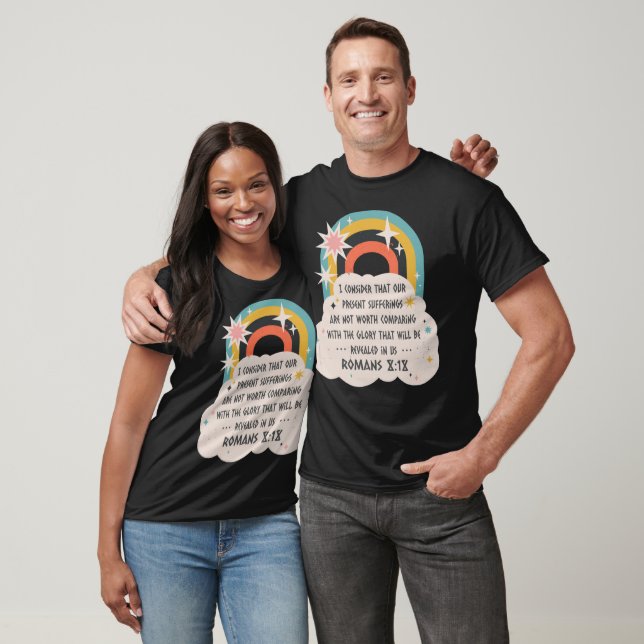 Romans 8 18 Bible Verse T-Shirt (Unisex)