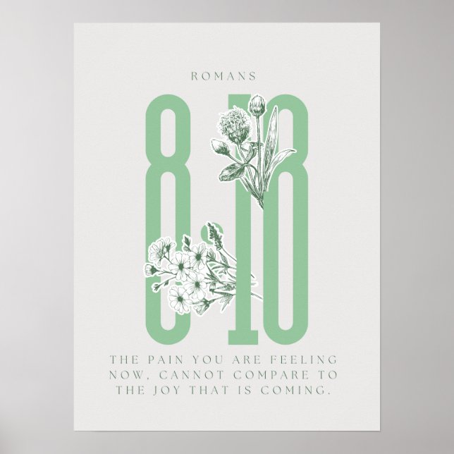 ROMANS 8:18 Poster (Front)
