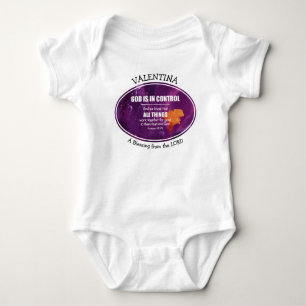 Romans 8:28 ALL THINGS WORK TOGETHER Custom Baby Bodysuit