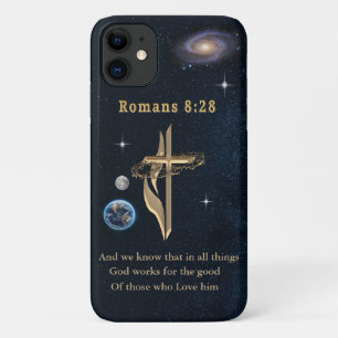 Romans 8:28 Christian  iPhone 11 Case