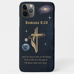 Romans 8:28 Christian  iPhone 11 Pro Max Case
